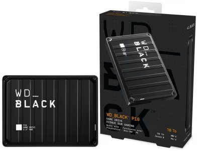 تصویر هارد اکسترنال وسترن دیجیتال WD P10 Game Drive ( 2 ترابایت ) مشکی