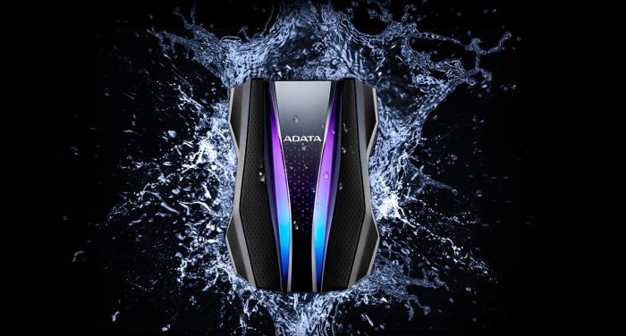 تست ضد آب بودن هارد ADATA 770G 1 TB