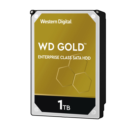 هارد اینترنال وسترن دیجیتال 1 ترابایت طلایی WD Gold( اصل )