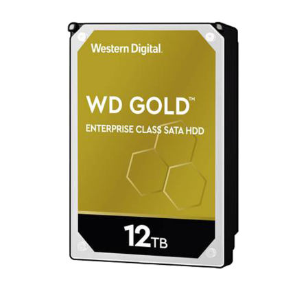 هارد اینترنال وسترن دیجیتال 12 ترابایت طلایی WD Gold( اصل )