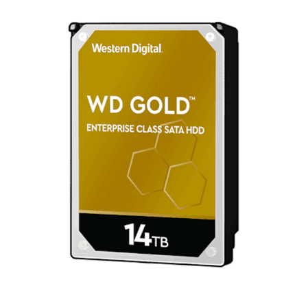 هارد اینترنال وسترن دیجیتال 14 ترابایت طلایی WD Gold( اصل )