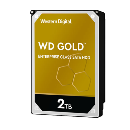 هارد اینترنال وسترن دیجیتال 2 ترابایت طلایی WD Gold( اصل )