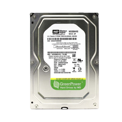 هارد 320 وسترن دیجیتال مدل green با ضمانت آویستا