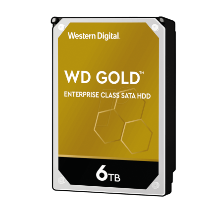 هارد اینترنال وسترن دیجیتال 6 ترابایت طلایی WD Gold( اصل )