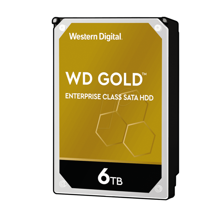 هارد اینترنال وسترن دیجیتال 6 ترابایت طلایی WD Gold( اصل )
