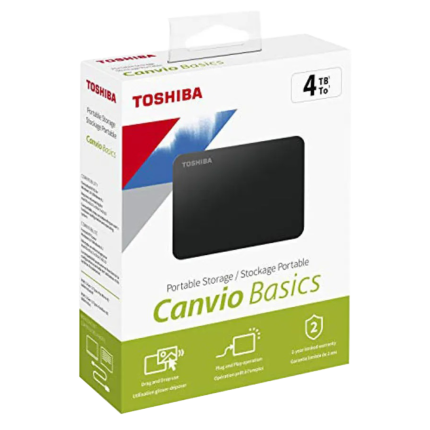 HDD EXT TOSHIBA CANVIO BASICS 4TB