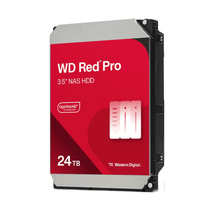 تصویر هارد 24ترابایت قرمز وسترن دیجیتال مدل PRO NAS
