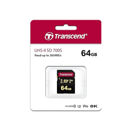 تصویر شاخص کارت حافظه 64 Transcend