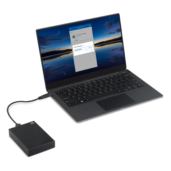 هارد اکسترنال ۱ ترابایت سیگیت One Touch With Password