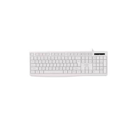 کیبورد سیم‌دار سفید DT-994 برند D-net