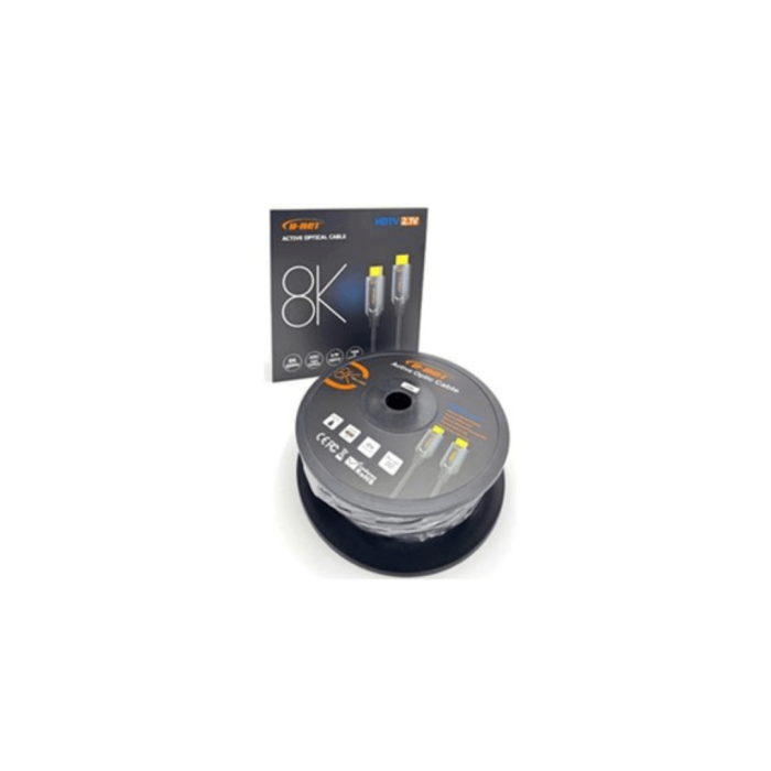 کابل HDMI 8K طول 10 متر در بستر فیبر نوری ورژن 2.1 دی‌نت