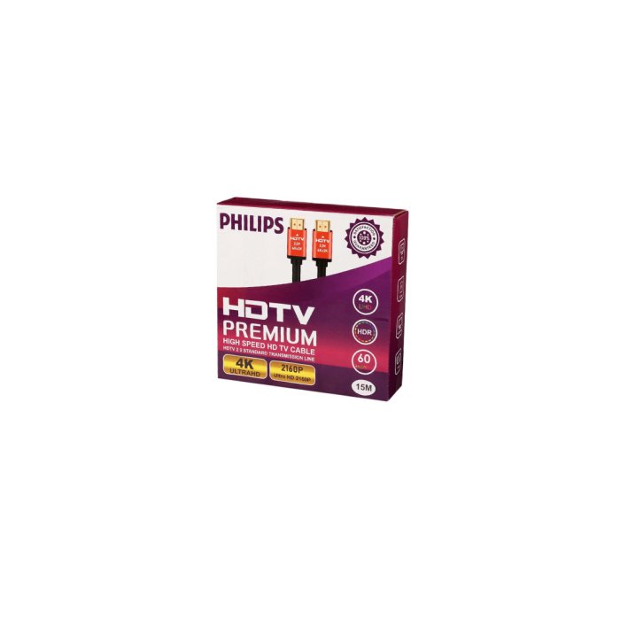کابل HDMI 4K طول 15 متر ورژن 2 سرفلزی فیلیپس