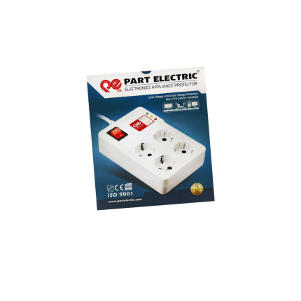 محافظ برق 4 خانه 1.8 متری پارت الکتریک