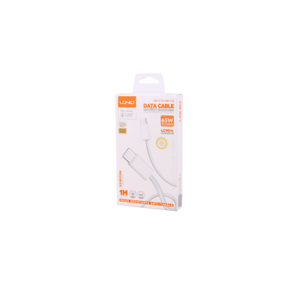 کابل فست شارژ دوسر تایپ سی 1 متری LDNIO LC901 کنفی