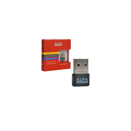 کارت شبکه USB بدون آنتن ALFA پک قرمز