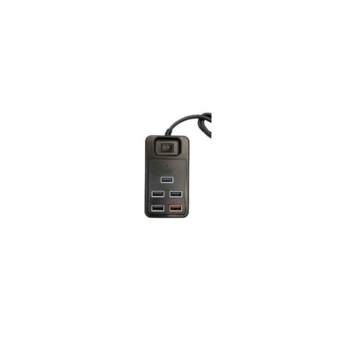 هاب 5 پورت USB03 کلیددار سیم 1.20 آداپتور خور