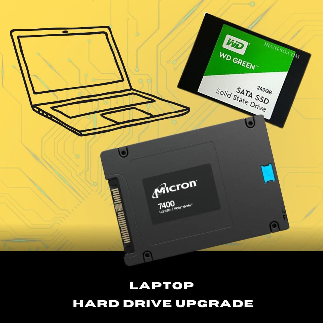 ارتقاء هارد لپ‌تاپ