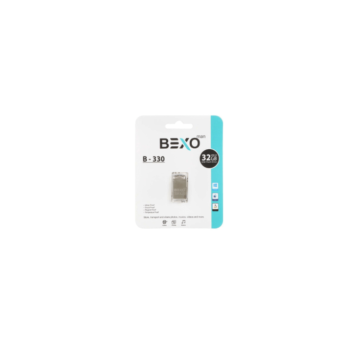 فلش مموری USB 2.0 BEXO مدل B-330 ظرفیت 32GB با گارانتی مادام تسویه دار