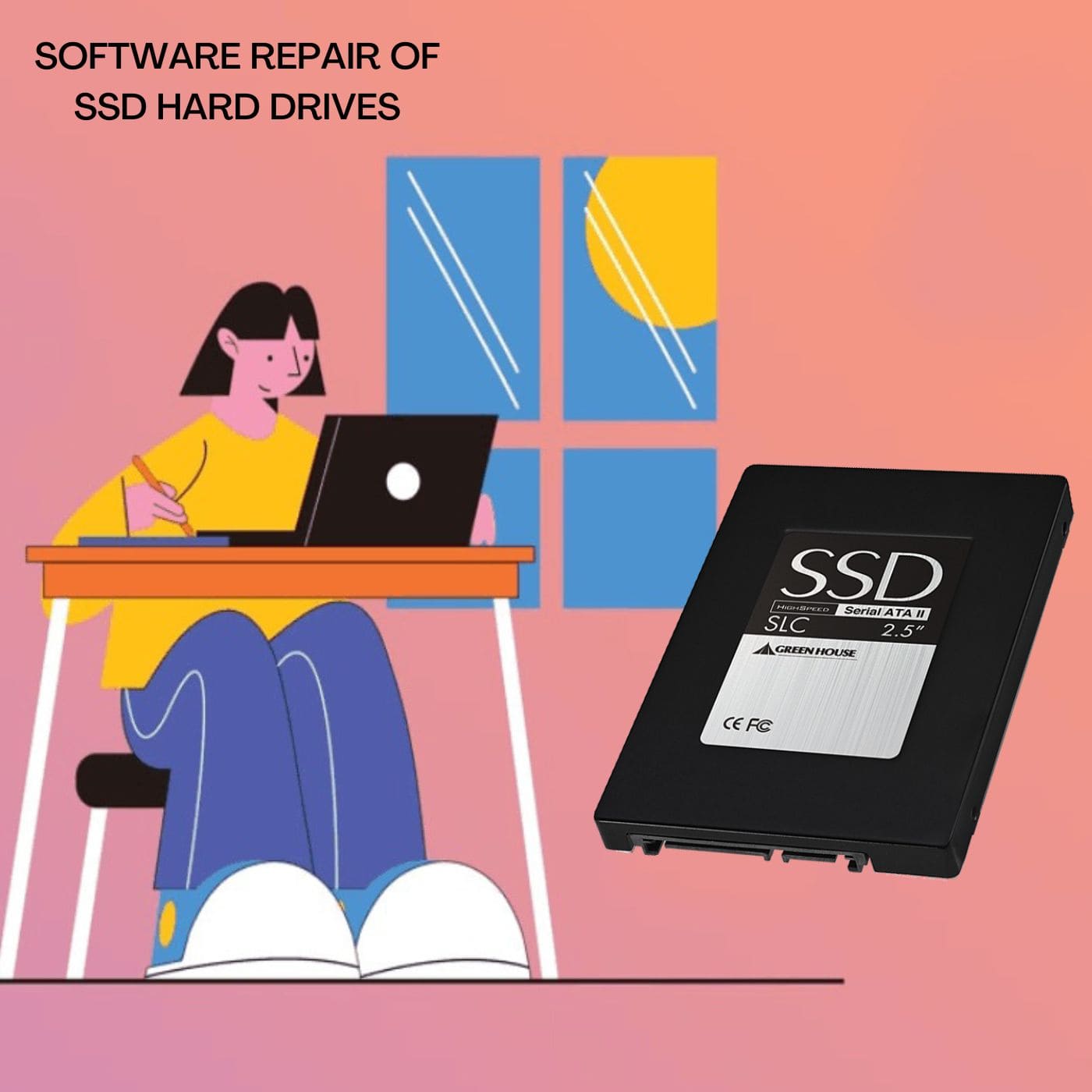 تعمیر نرم‌افزاری هارد دیسک‌های SSD